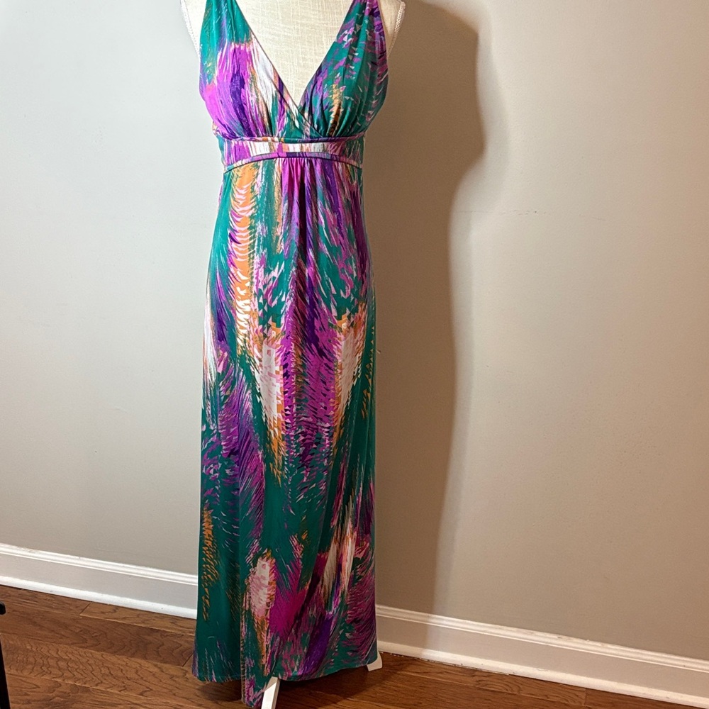 Raindrops by Papillon Multicolor Maxi Dress